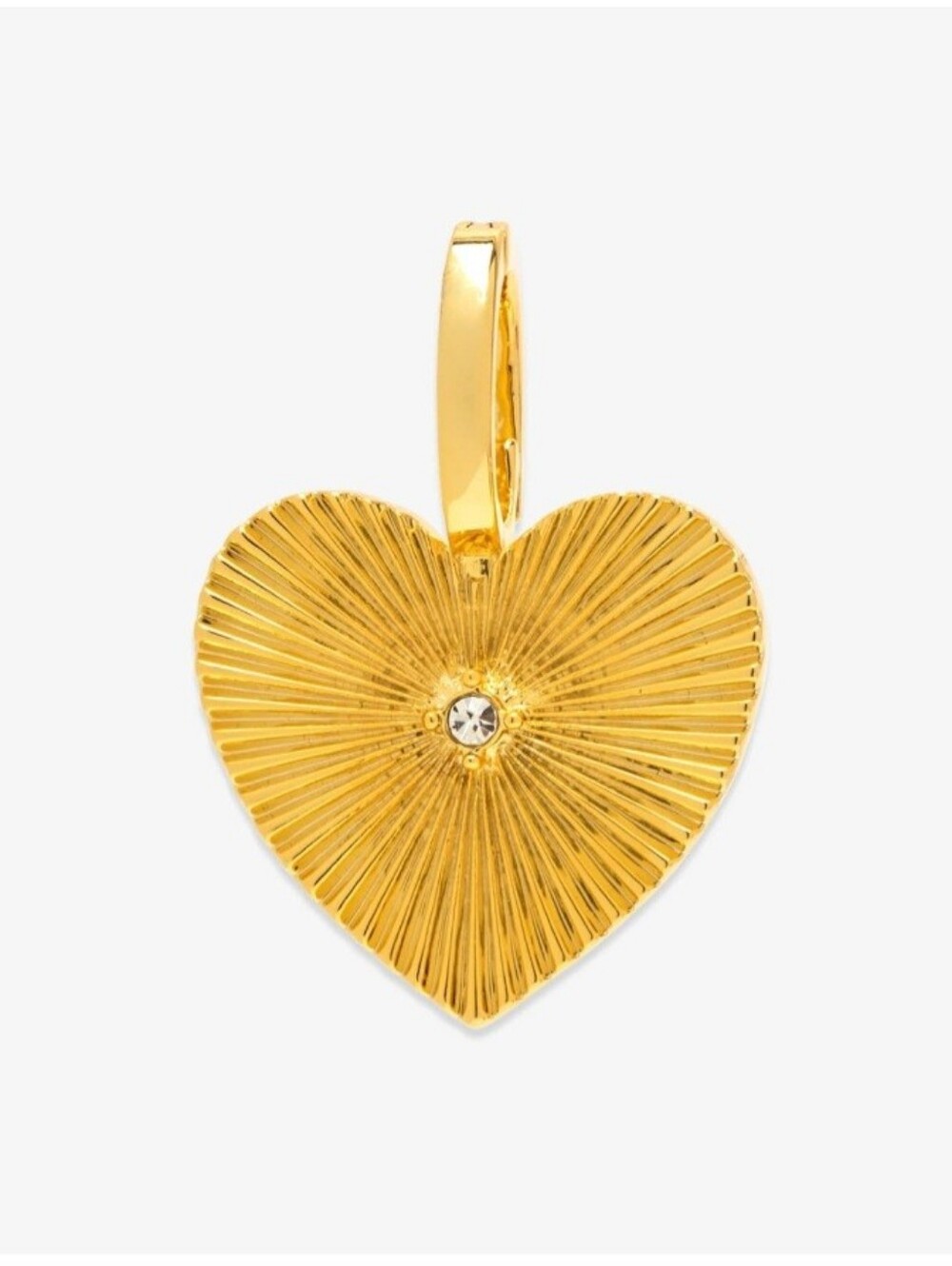 Pura Vida- Harper Statement Heart Charm- Gold Finish